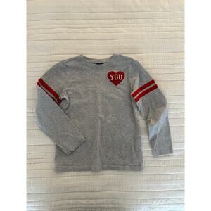 Janie and Jack 8 Long-Sleeved Heart Tee